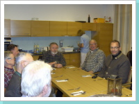 die Bewirtung nach dem Singen